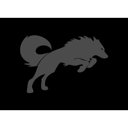 Red Wolf Mascot Gaming Logo Stock Vector | Adobe Stock